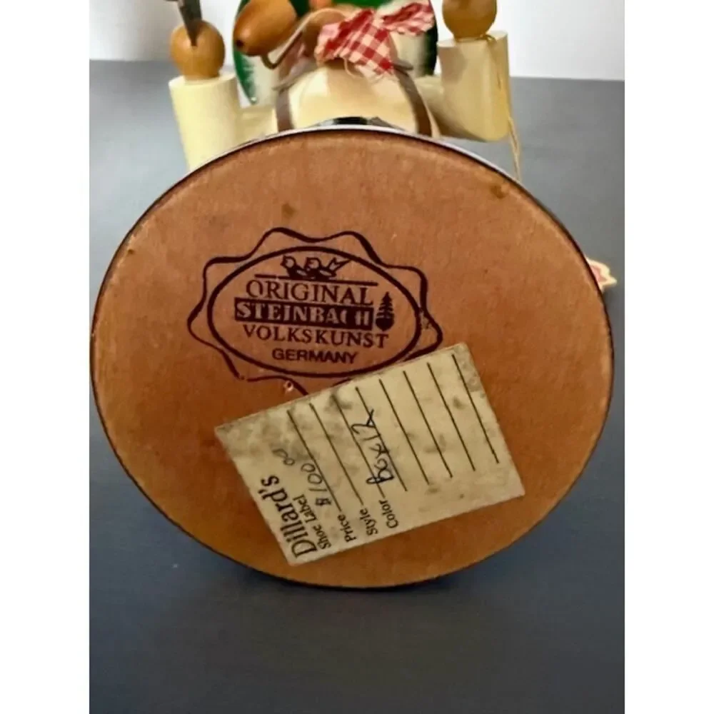 Steinbach Oktoberfest Chubby Drinking / smoking Nutcracker Made in Germany
